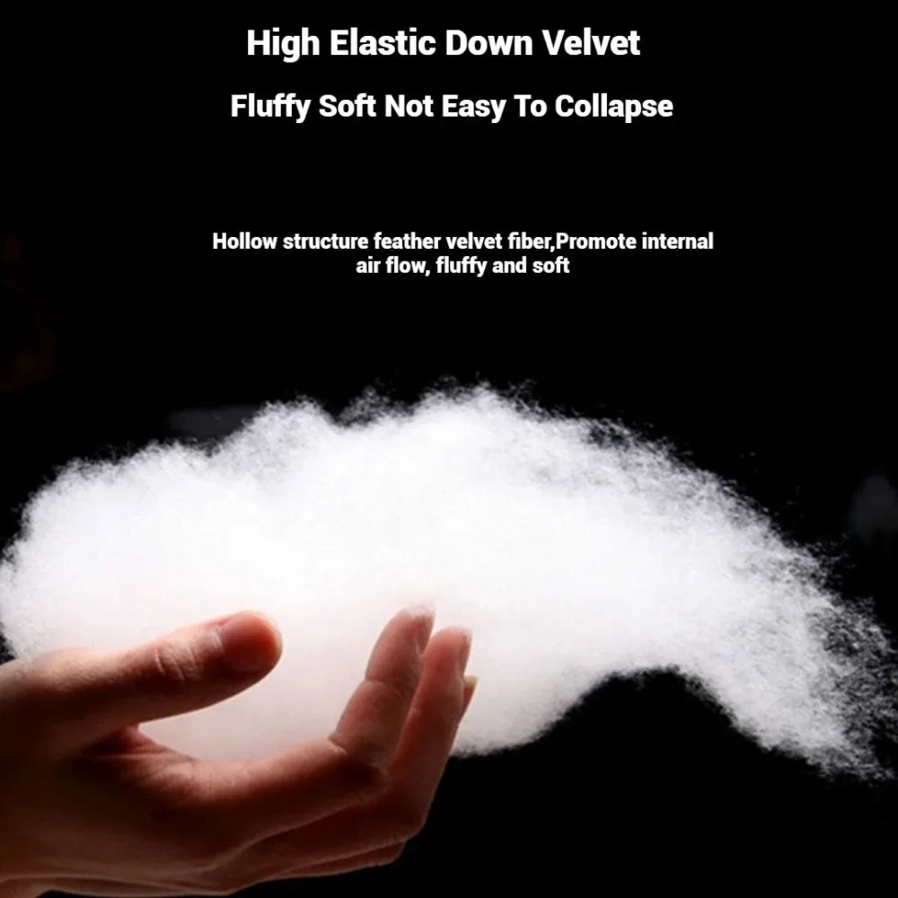 Comfortable Pillows for Sleeping 5-Star Hotel Pillow Three-Dimensional Soft Bilateral Washed Solid Color Pillow Sleeping Pillows
