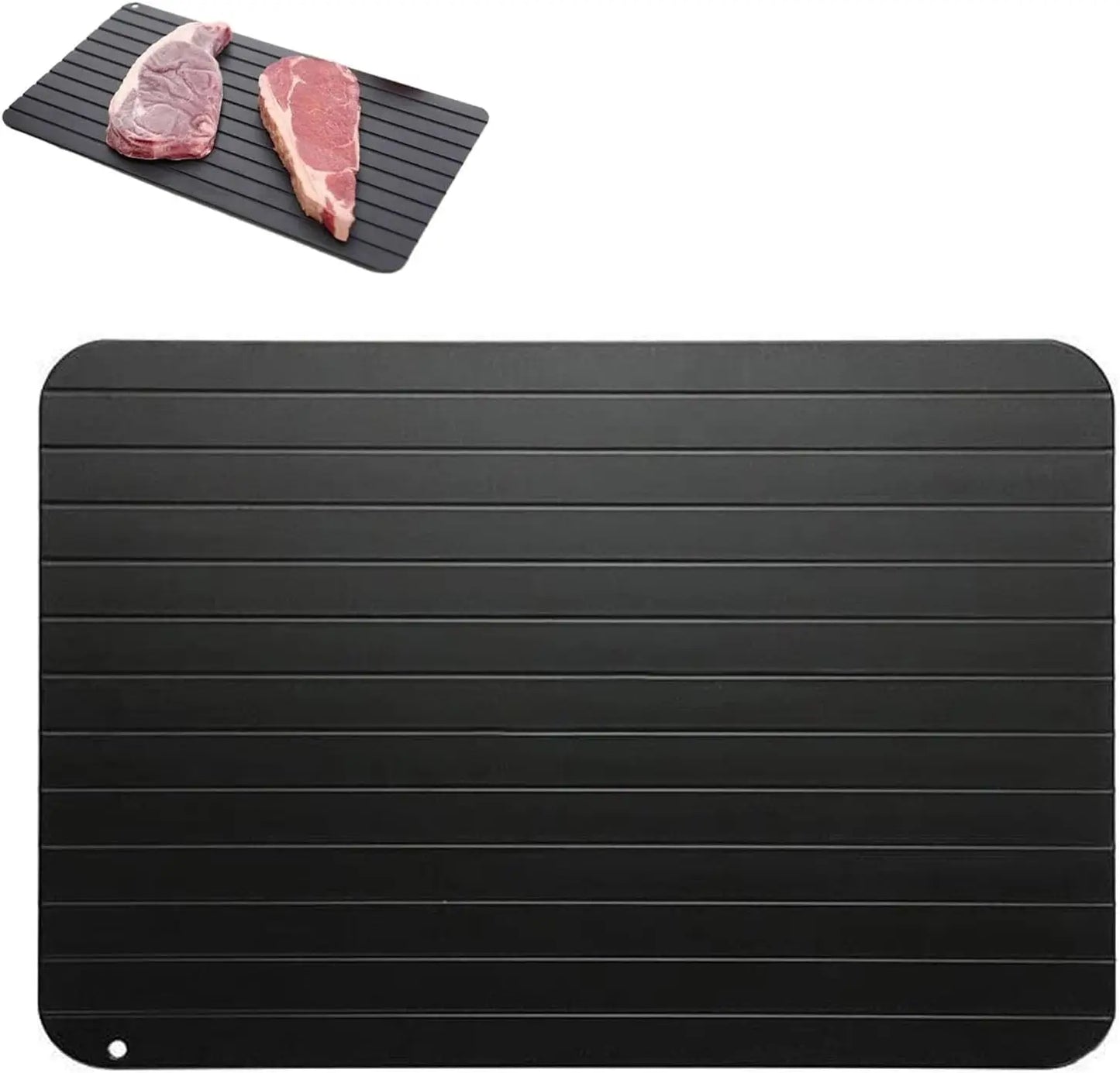 Defrosting Tray for Frozen Meat Dishwasher Safe Large Size Defroster Plate Thawing Tray