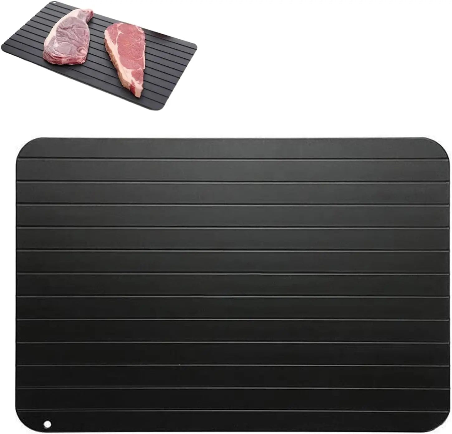 Defrosting Tray for Frozen Meat Dishwasher Safe Large Size Defroster Plate Thawing Tray