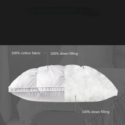 Comfortable Pillows for Sleeping 5-Star Hotel Pillow Three-Dimensional Soft Bilateral Washed Solid Color Pillow Sleeping Pillows