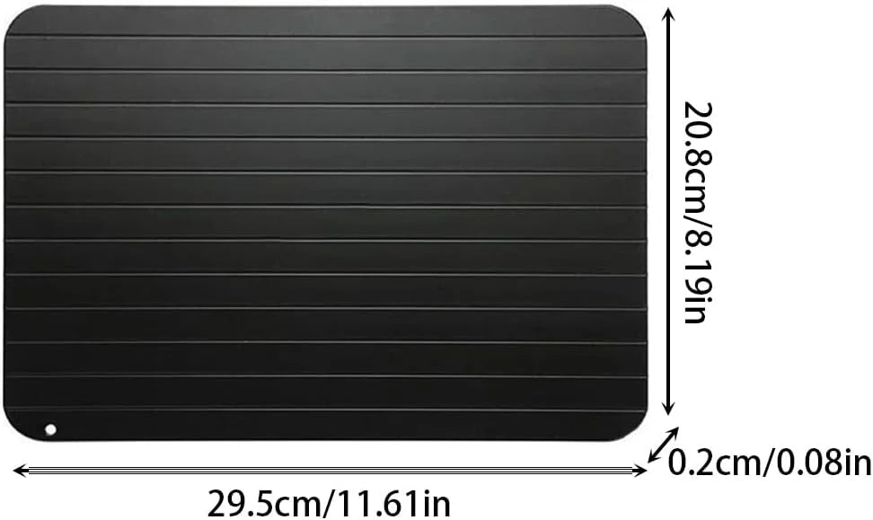 Defrosting Tray for Frozen Meat Dishwasher Safe Large Size Defroster Plate Thawing Tray