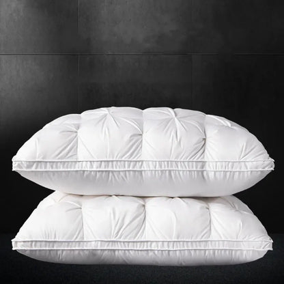 Comfortable Pillows for Sleeping 5-Star Hotel Pillow Three-Dimensional Soft Bilateral Washed Solid Color Pillow Sleeping Pillows