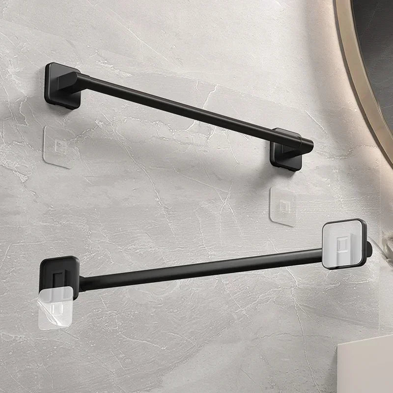 Towel Rack Door Hanger Shelf over Door Towel Bar Hanging Holder Stainless Steel Bathroom Kitchen Cabinet Shelf Bathroom Hardware